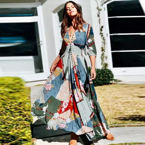 Dresses & Skirts - 5⭐️Fave!  The Giverny Rose Patchwork Dress
